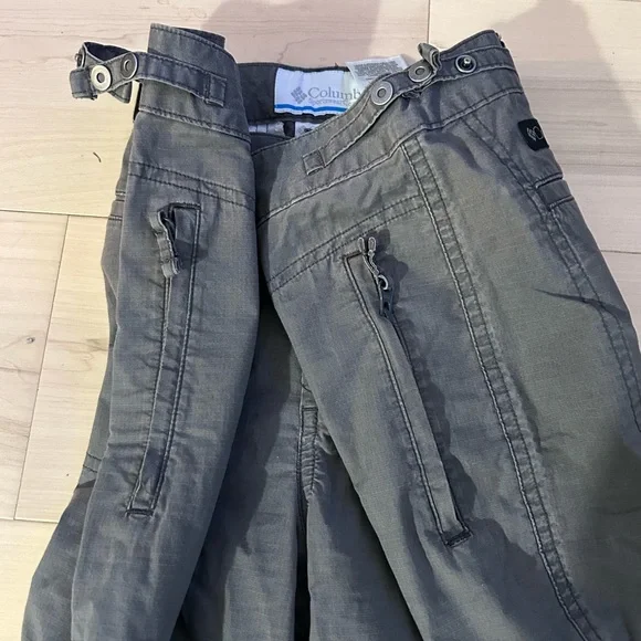 Columbia Gray Adjustable Waist Capris Size 10 - Picture 10 of 16